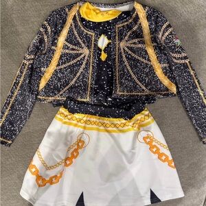 Kids Costume with Gold and Black Design